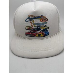Vintage Cruisin’ Vintage Cars A&W Trucker Rope Hat Cap Mesh SnapBack